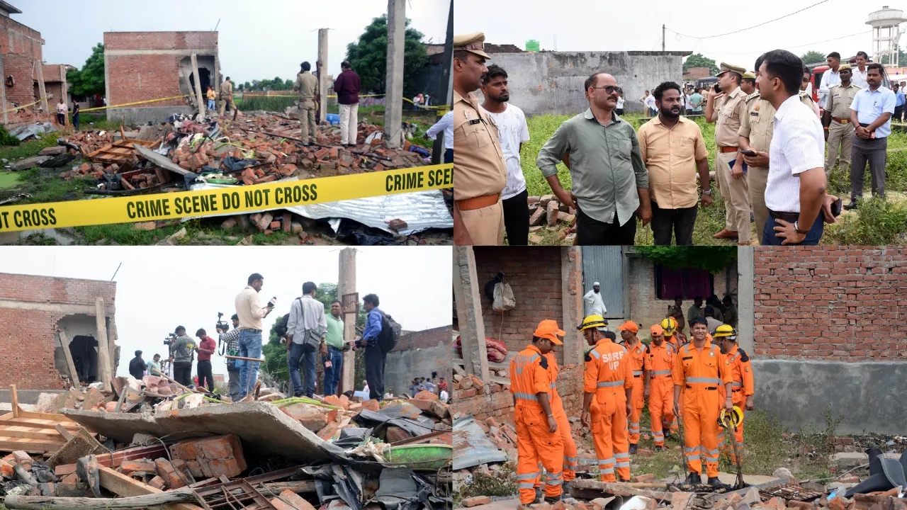पटाखा फ्रैक्ट्री ब्लास्टः 15 वर्ष में बेहटा गांव में चौथी घटना... जांच में जुटी पुलिस