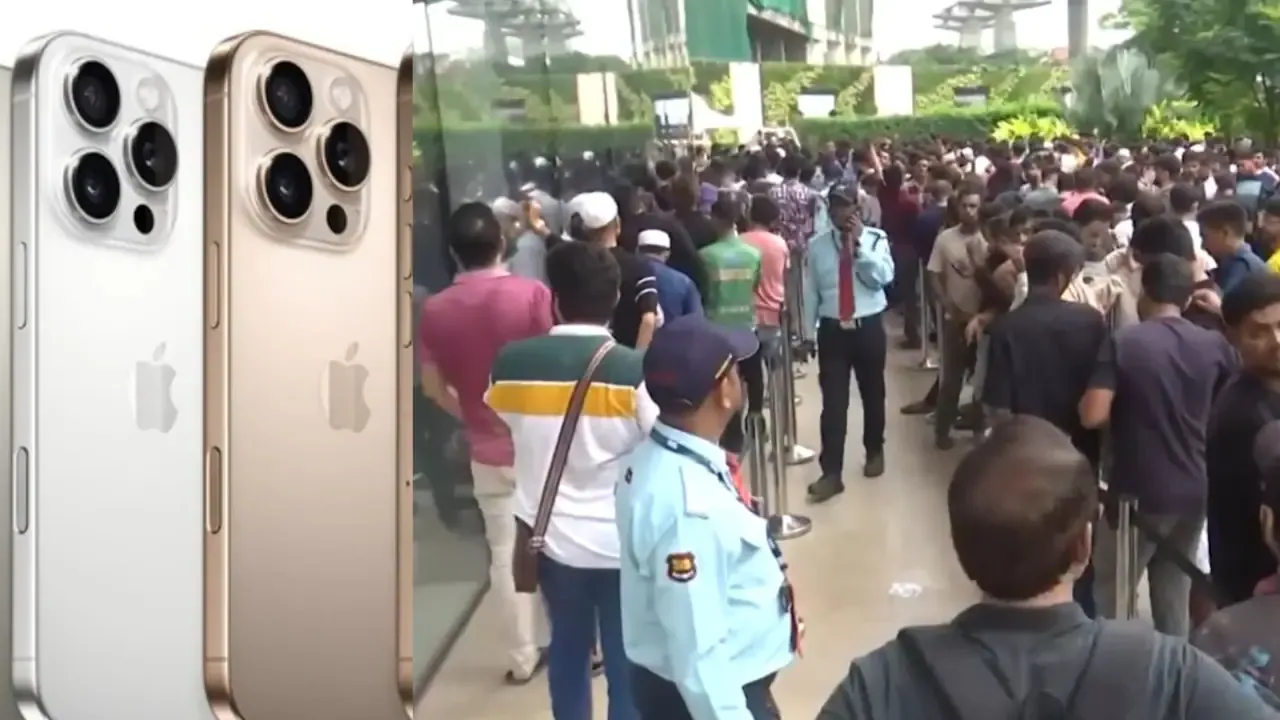Apple IPhone 17: भारत में आईफोन 17 की बिक्री आज से शुरू, दिल्ली से लेकर  मुंबई एपल स्टोर के बाहर लगी भारी भीड़