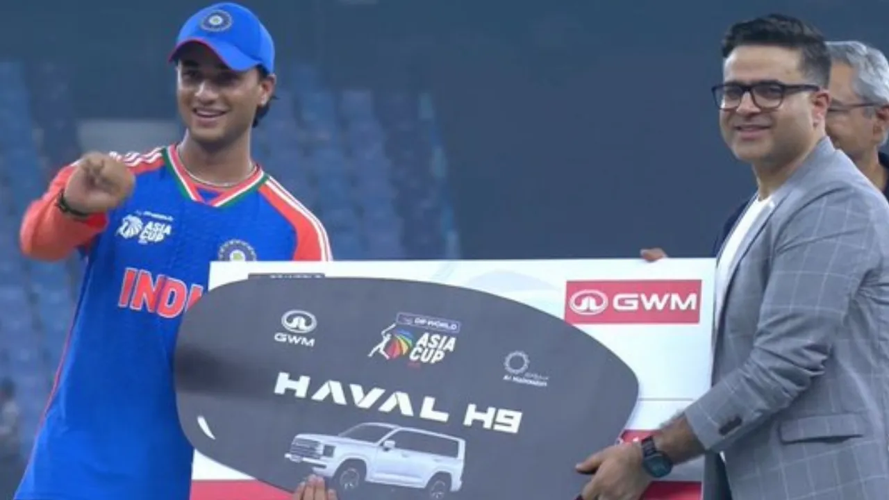 Asia Cup 2025: अभिषेक शर्मा बने प्लेयर ऑफ द टूर्नामेंट, मिली HAVAL H9 SUV, जानें इसकी कीमत और खासियतें
