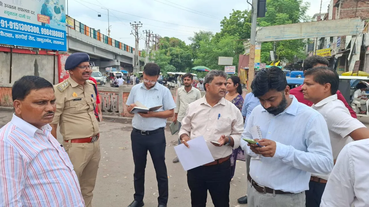 Lucknow News: चरक चौराहे की डिजाइन बदलेगी, जाम से मिलेगी राहत, पैदल यात्रियों के लिए बनाया जाएगा पाथ-वे