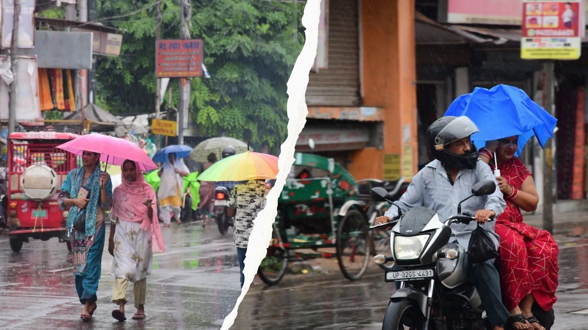 बाराबंकी में बारिश से लुढ़का पारा...उमस से निजात, किसान आमजन निहाल 