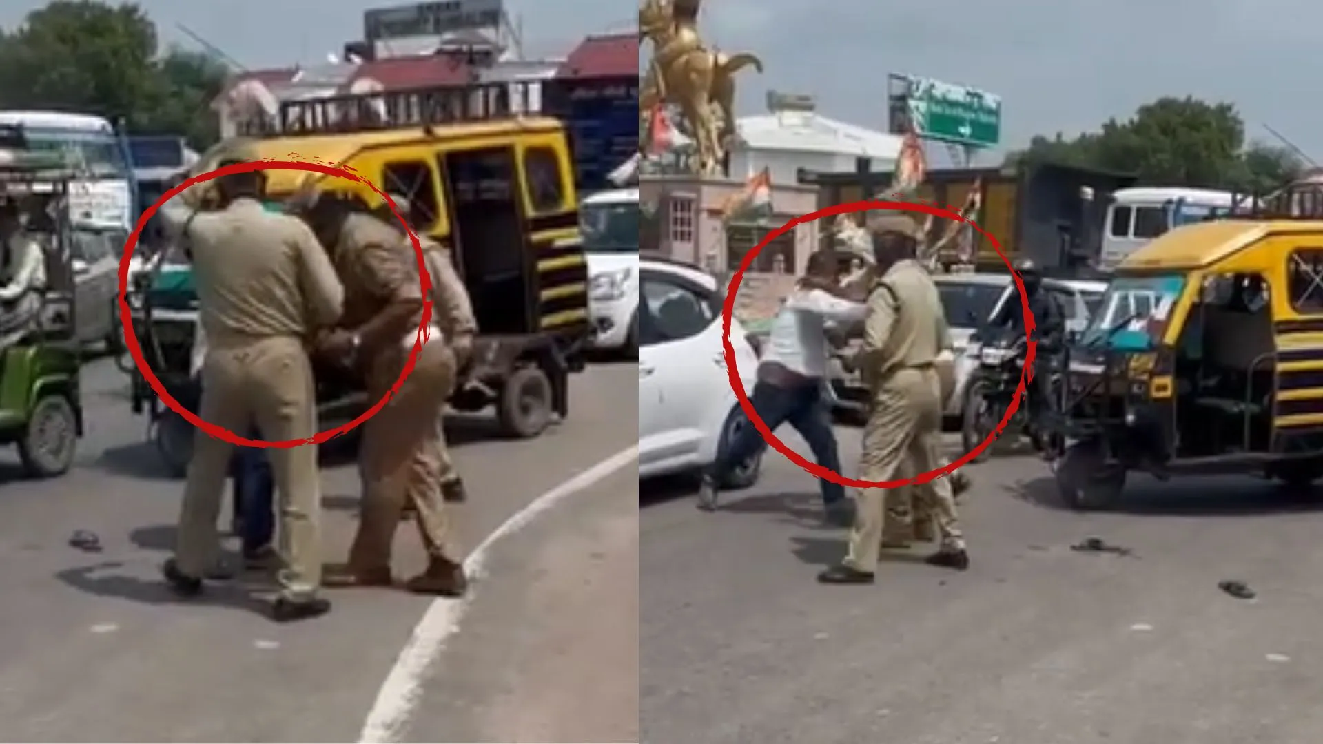 रायबरेली: रूट डायवर्जन को लेकर चढ़ा युवक का पारा...दरोगा पर हमला, सोशल मीडिया पर वायरल हुआ वीडियो