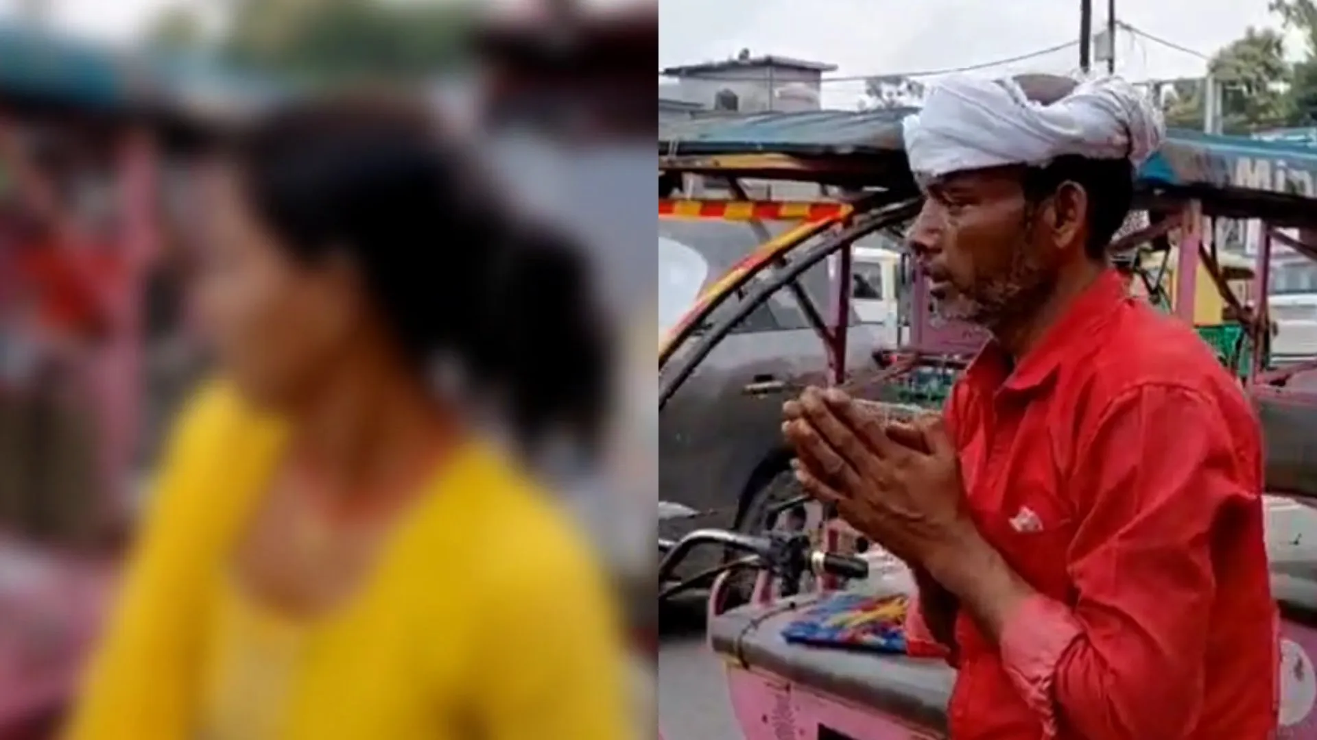 गोंडा में छेड़खानी कर रहे ई रिक्शा चालक को महिला ने चप्पलों से पीटा, विडियो में हाथ जोड़कर माफी मांगता नजर आया आरोपी 