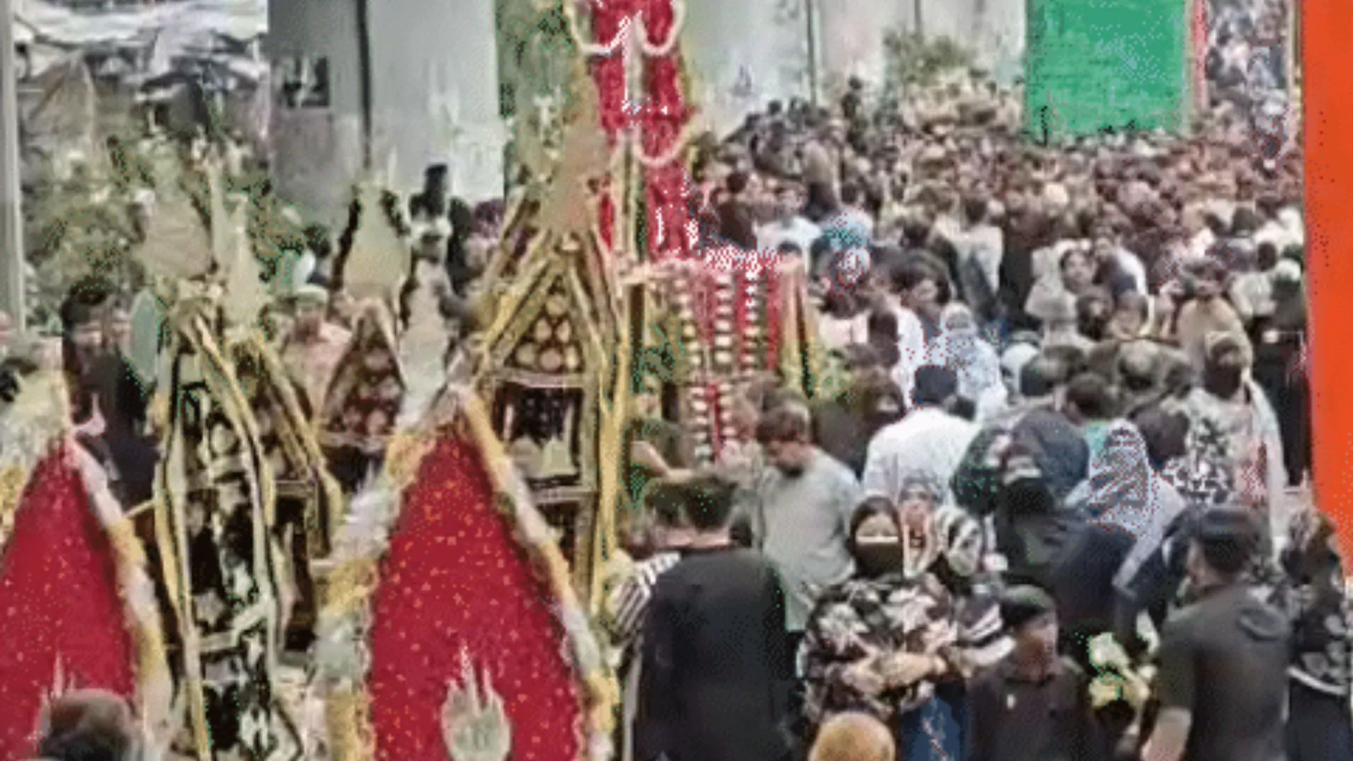 लखनऊ में मुहर्रम पर निकला चुप ताजिये का जुलुस, देर रात तक जारी रहा इमामबाड़ों और कर्बलाओं में मजलिसों का सिलसिला