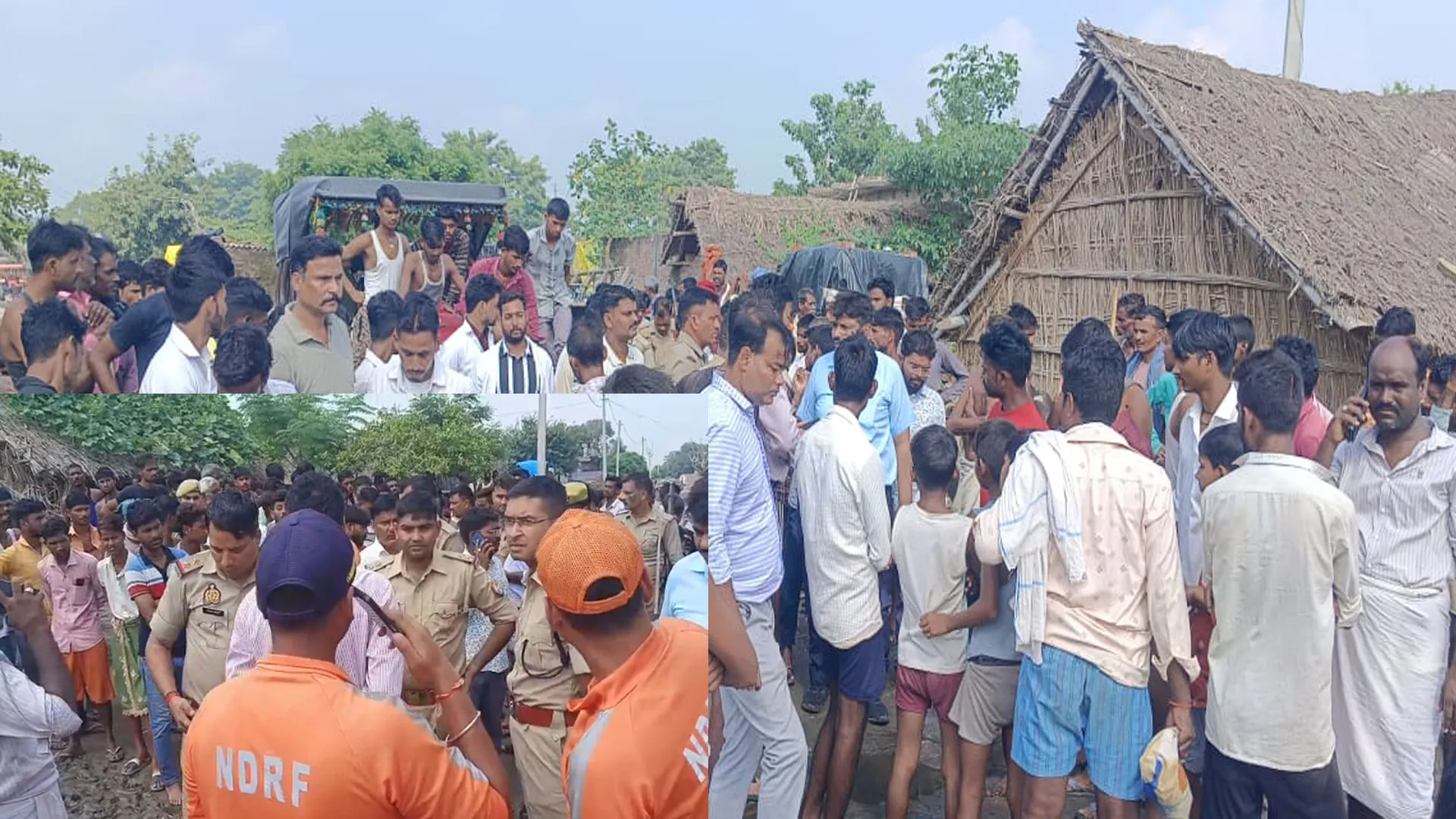 UP : अधूरे पुल से टकराकर पलटी नाव, 20 लोगों को सुरक्षित बचाया, लापता बाप-बेटी को तलाश रही NDRF