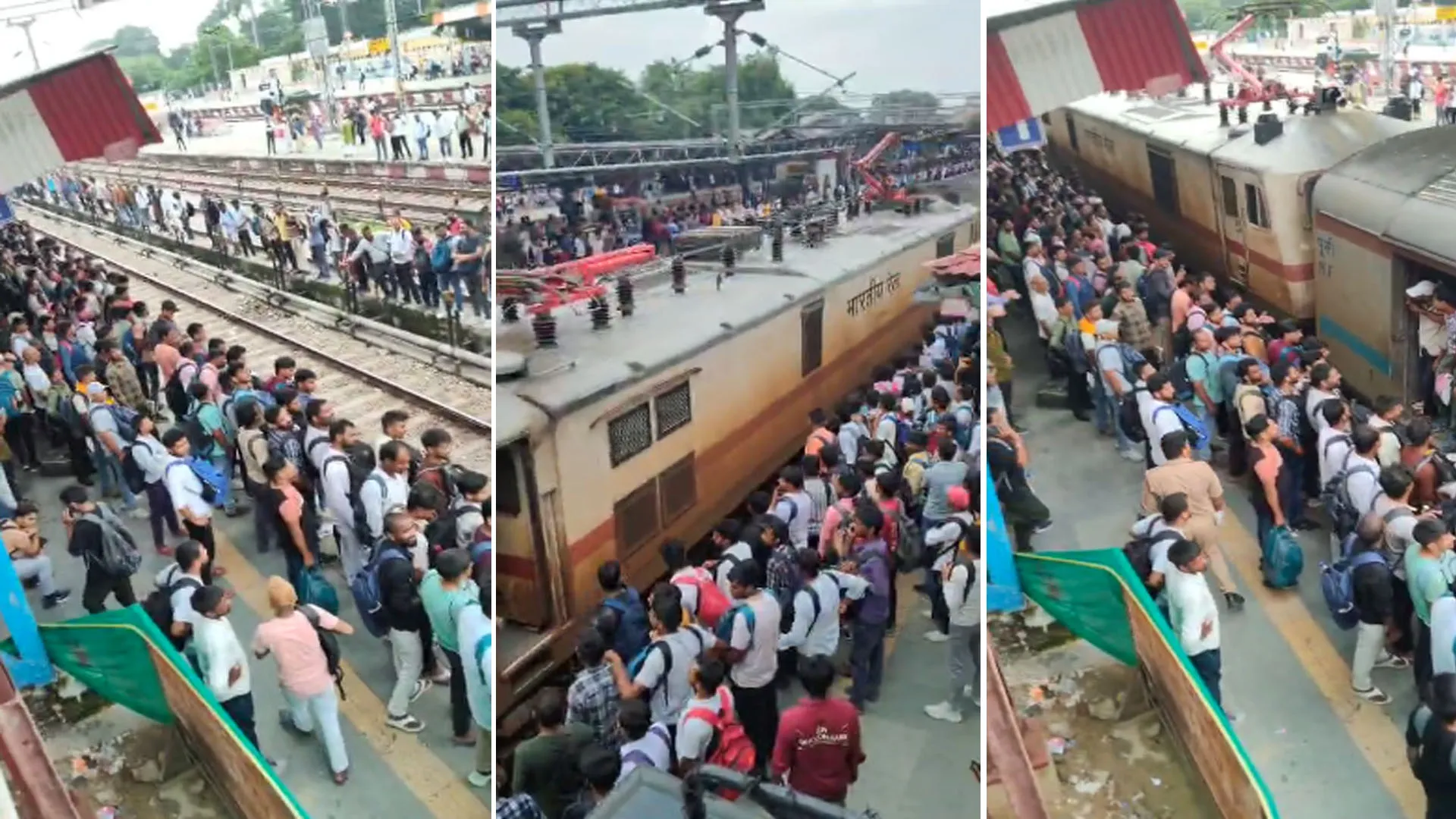 पीईटी परीक्षा: पेपर छूटने के बाद जंक्शन पर परीक्षार्थियों का रेला, रेलवे ने चलाई स्पेशल ट्रेन