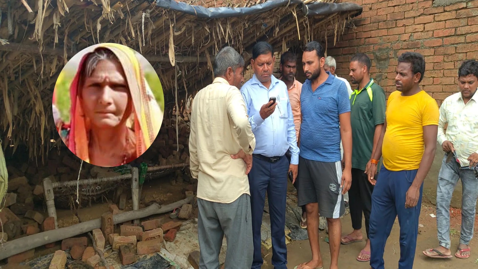 UP : बारिश का कहर...दीवार गिरने से मलबे में दबा बुजुर्ग दंपती, महिला की मौत