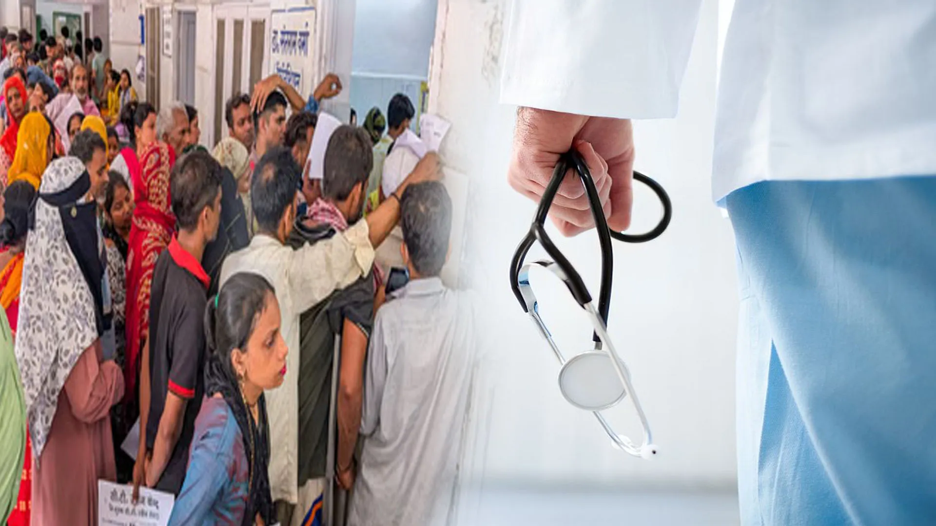 Moradabad : 30 सेकेंड में बीमारी पूछ कर दवा लिख रहे इंटर्न, ओपीडी में पहुंच रहे 200 से ज्यादा मरीज