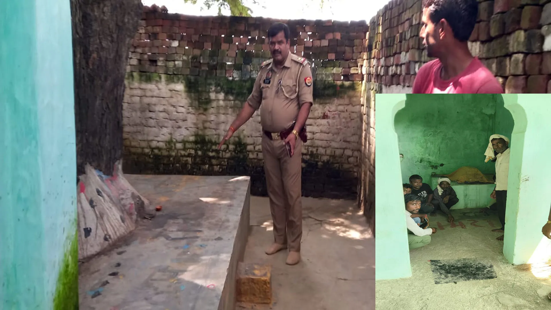 UP : मजार के फर्श और दीवार पर लिखा राम-राम, लोगों की सूझबूझ से शांति कायम