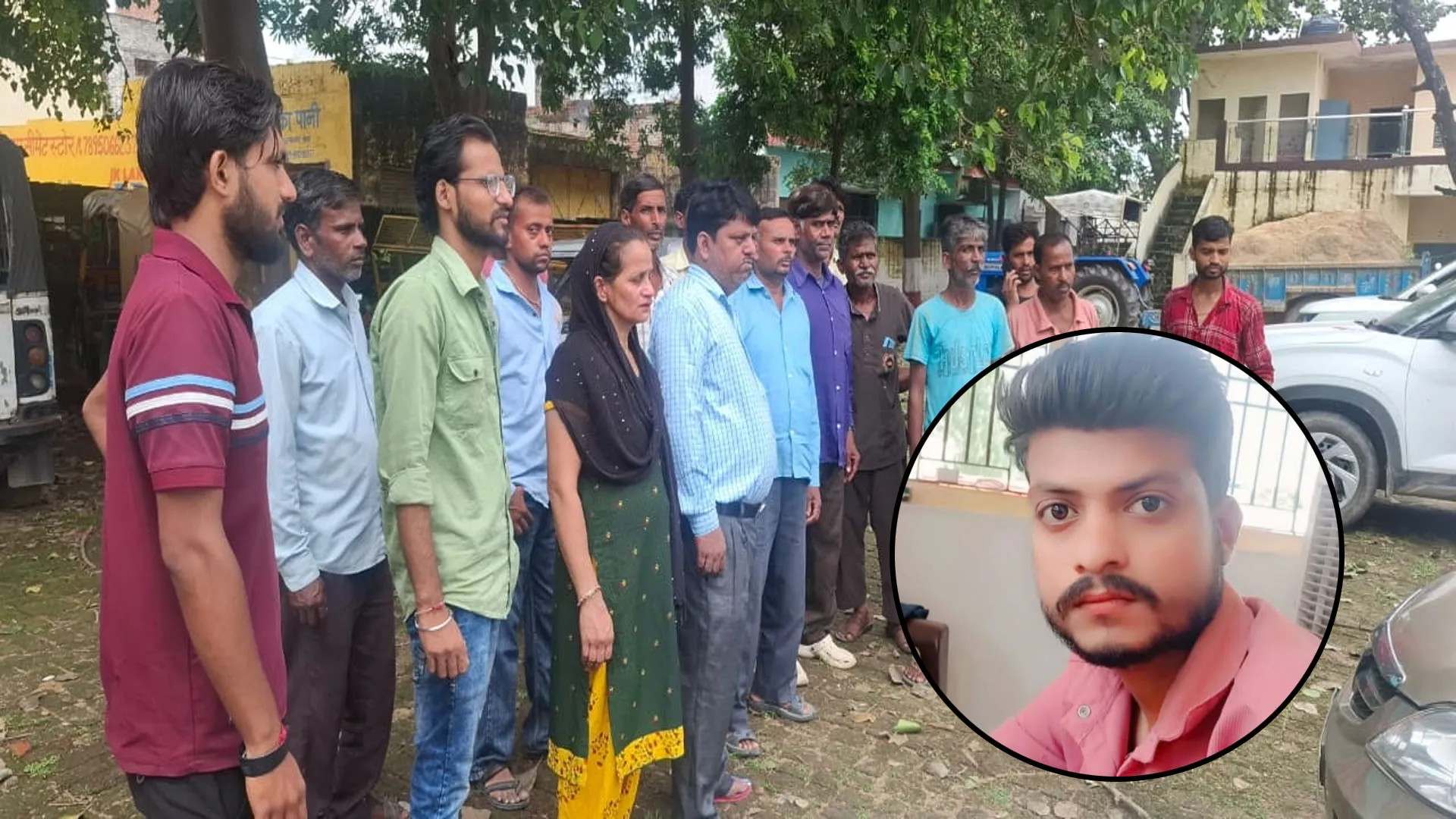 Moradabad : युवक की धारदार हथियार से हत्या कर शव सड़क किनारे फेंका