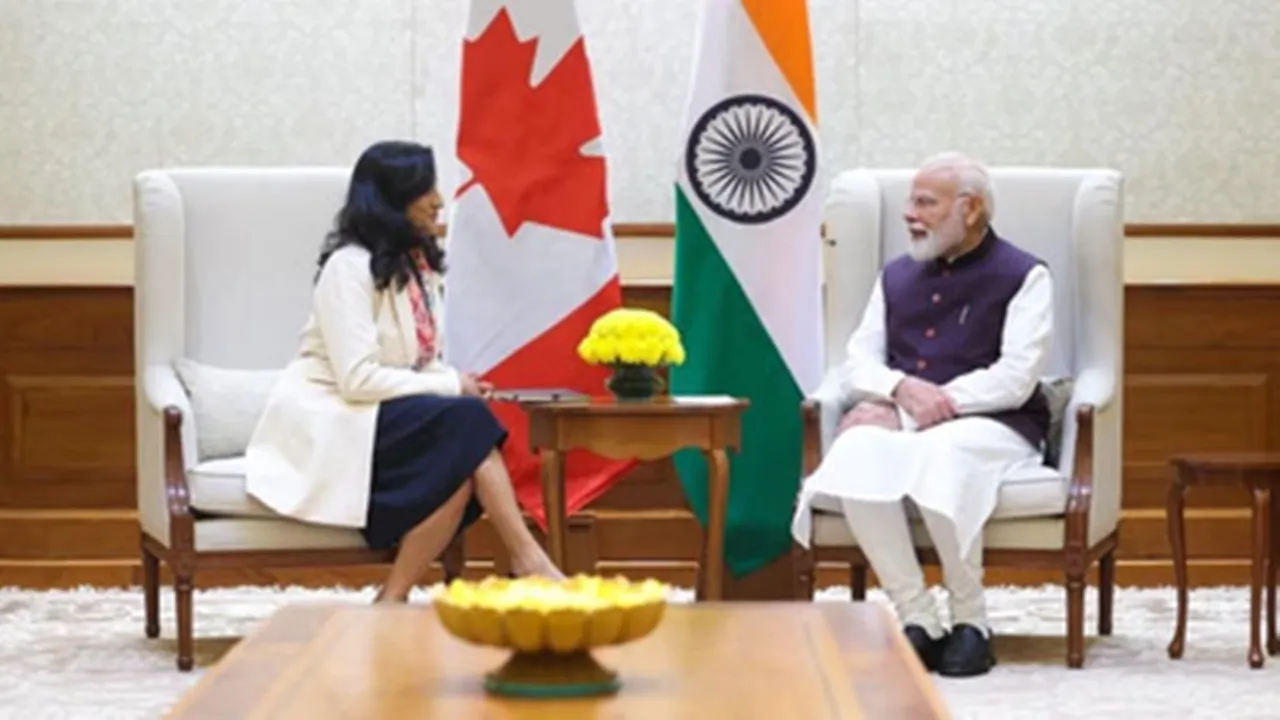 कनाडा की विदेश मंत्री अनीता आनंद से PM मोदी ने की मुलाकात, कहा- द्विपक्षीय साझेदारी को मिलेगी नई गति 