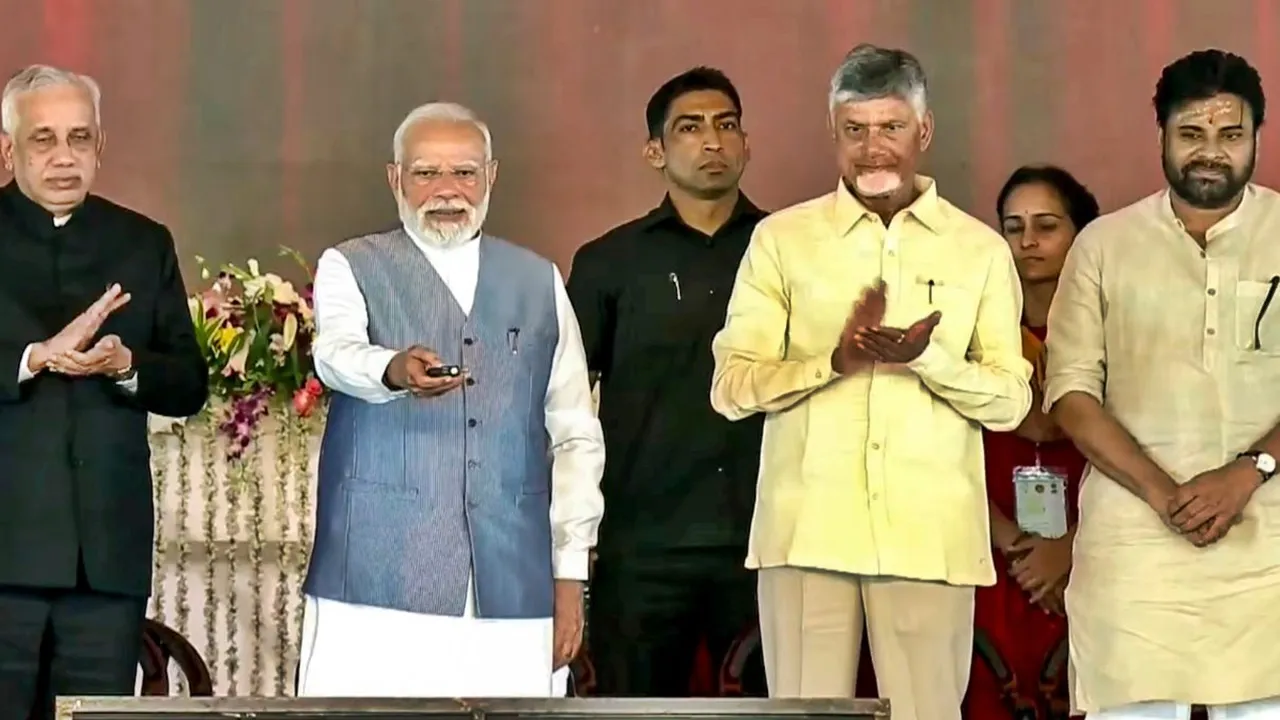 पीएम मोदी ने आंध्र प्रदेश को दिया 13000 करोड़ का तोहफा, कहा- 2047 तक ‘विकसित भारत’ का सपना होगा साकार
