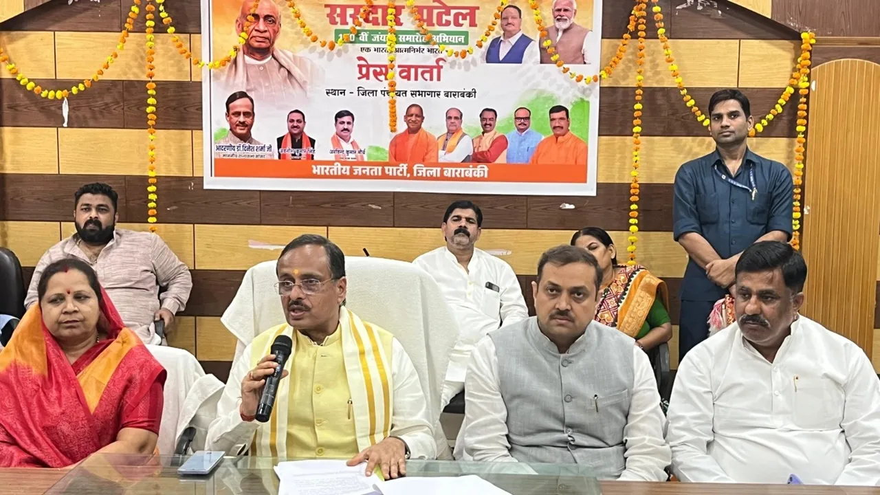 सरदार पटेल को प्रधानमंत्री न बनाना कांग्रेस की साजिश : डॉ. दिनेश शर्मा