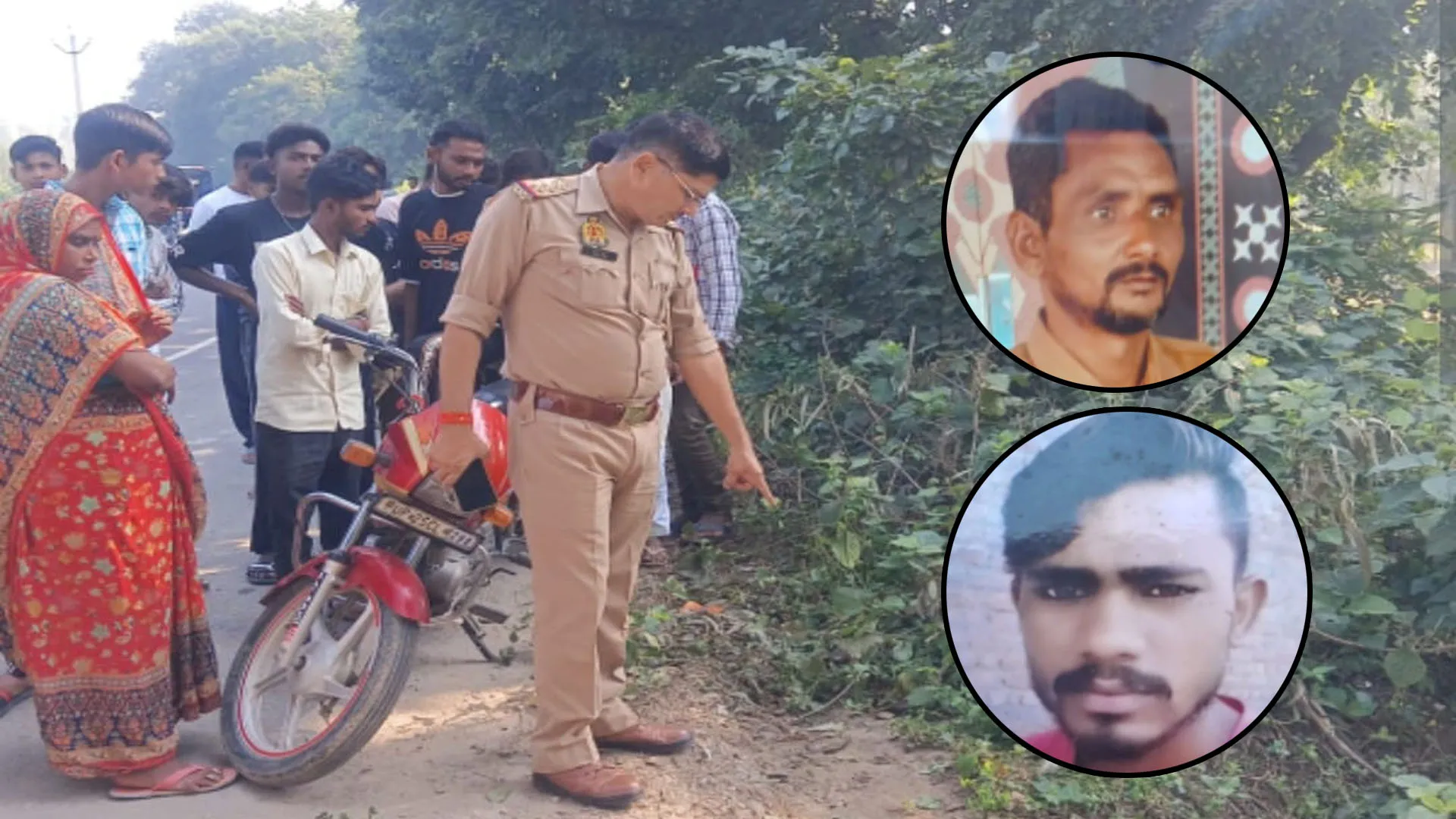 दर्दनाक हादसा : पेड़ में जा घुसी बेकाबू बाइक, रात भर पड़े रहे दो युवकों के शव, सुबह देखा तो मचा कोहराम