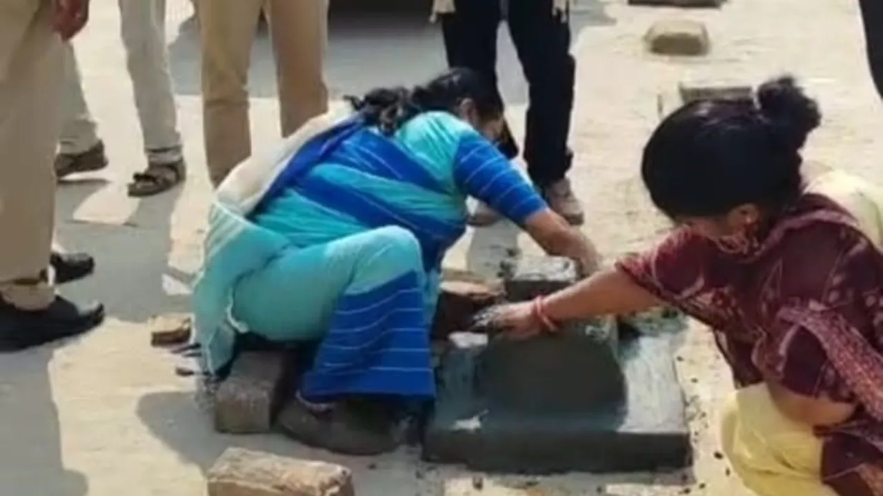 Lucknow News: अटल बिहारी वाजपेई छठ पूजा स्थल पर अराजक तत्वों ने तोड़ी वेदी