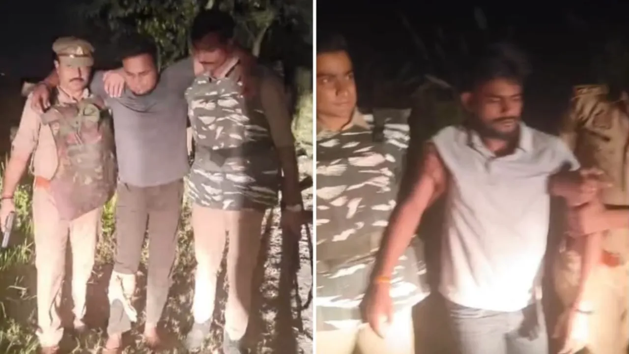 Ballia News: टेंट व्यवसाई की हत्या के दो आरोपी मुठभेड़ के बाद गिरफ्तार 