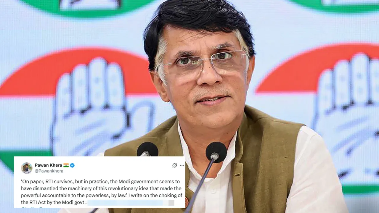 सूचना का अधिकार सिर्फ कागजों पर जिंदा है... कांग्रेस भाजपा सरकार पर साधा निशाना