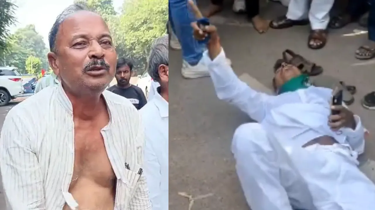बिहार: चुनावी टिकट न मिलने पर जमकर मचा हंगामा, कुर्ता फाड़कर रोया, पार्टी पर लगाया टिकट बेचने का गंभीर आरोप