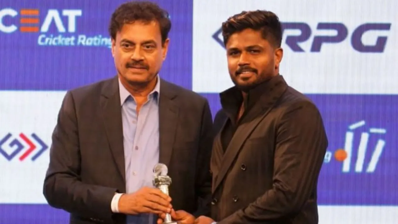 CEAT Awards 2025: संजू सैमसन को मिला  सिएट पुरुष टी20 बल्लेबाज का पुरस्कार