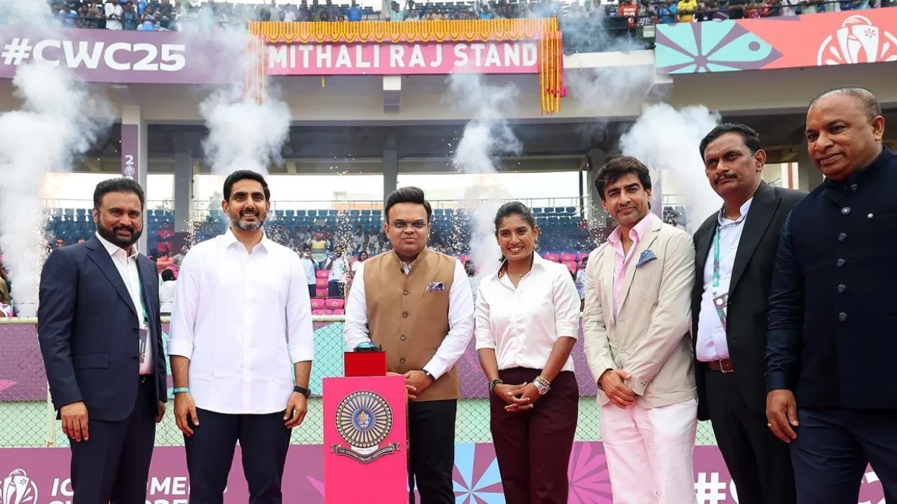 ACA-VDCA Stadium में मिताली राज स्टैंड और रावी कल्पना गेट का उद्घाटन, खिलाड़ियों ने बोली दिल छू लेने वाली बात