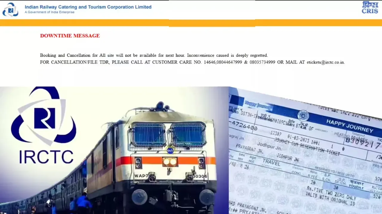 IRCTC की बेबसाइट एक हफ्ते में दूसरी बार डाउन, नहीं हो रही टिकट बुकिंग, यात्री परेशान