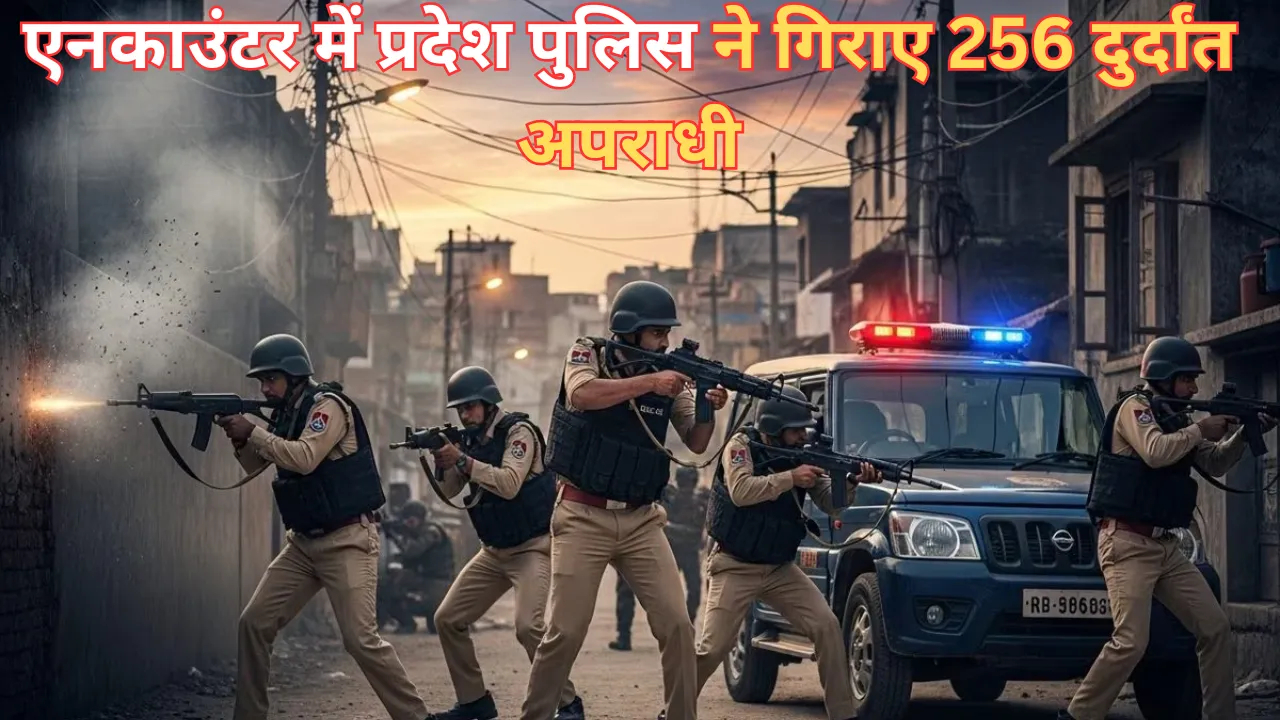 UP News: एनकाउंटर में प्रदेश पुलिस ने गिराए 256 दुर्दांत अपराधी, मेरठ जोन सबसे आगे, दूसरे पर वाराणसी, देखें कहां है लखनऊ