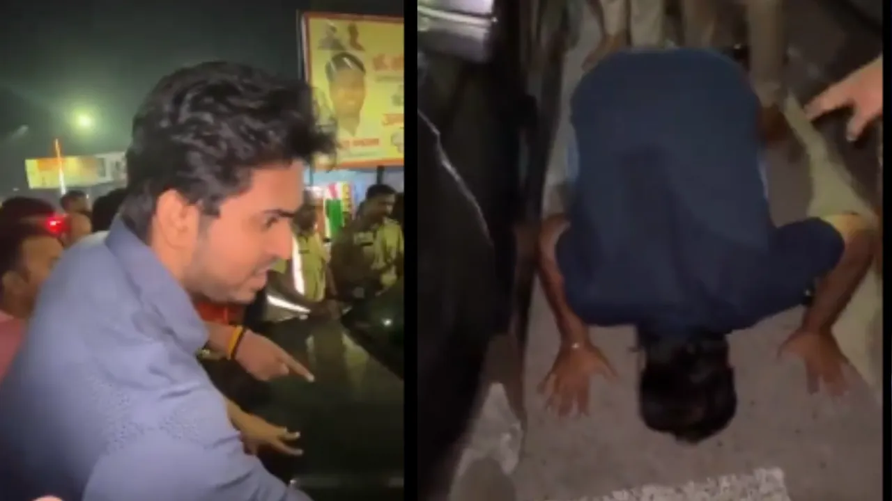 Meerut News: भाजपा नेता सड़क पर युवक से रगड़वाई नाक, वीडियो वायरल, पुलिस अफसर की भूमिका पर सवाल