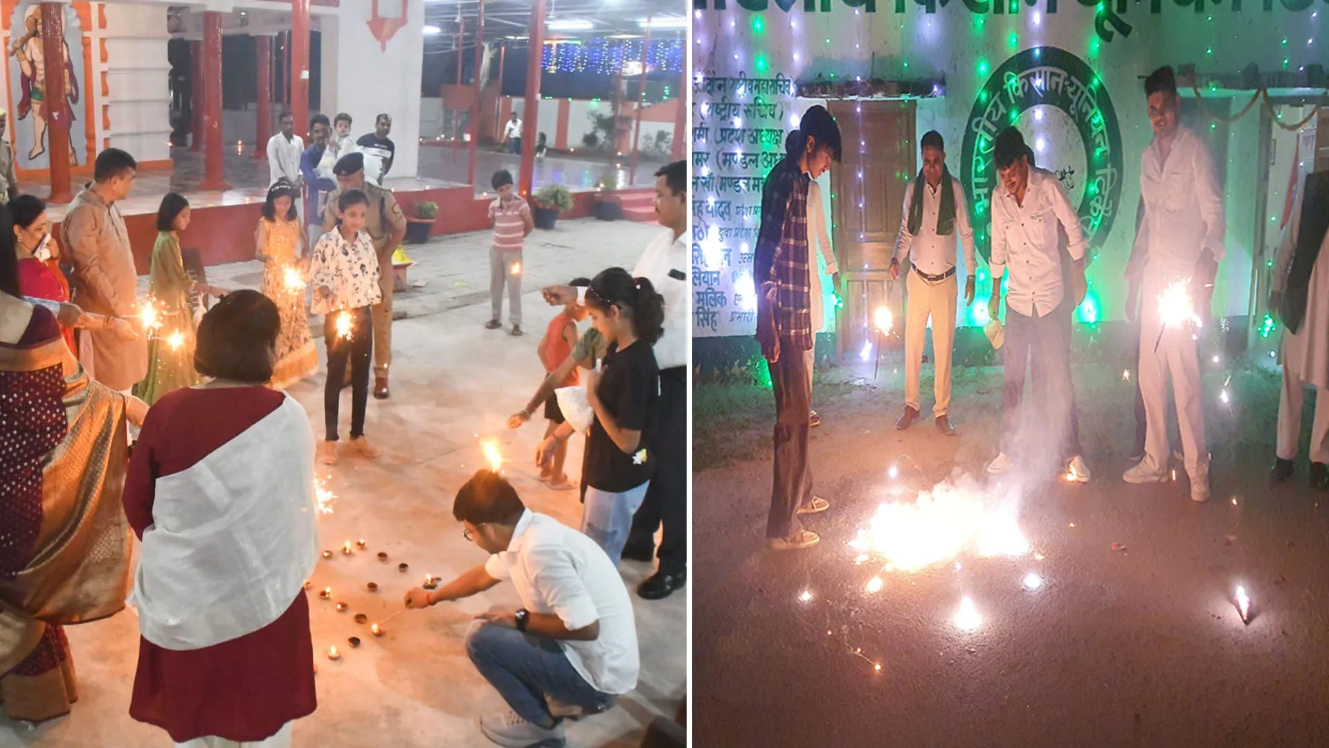 Rampur : जगमगा उठा सारा शहर, खूब हुई आतिशबाजी...लक्ष्मी गणेश के पूजन के साथ धूमधाम से मनी दिवाली 