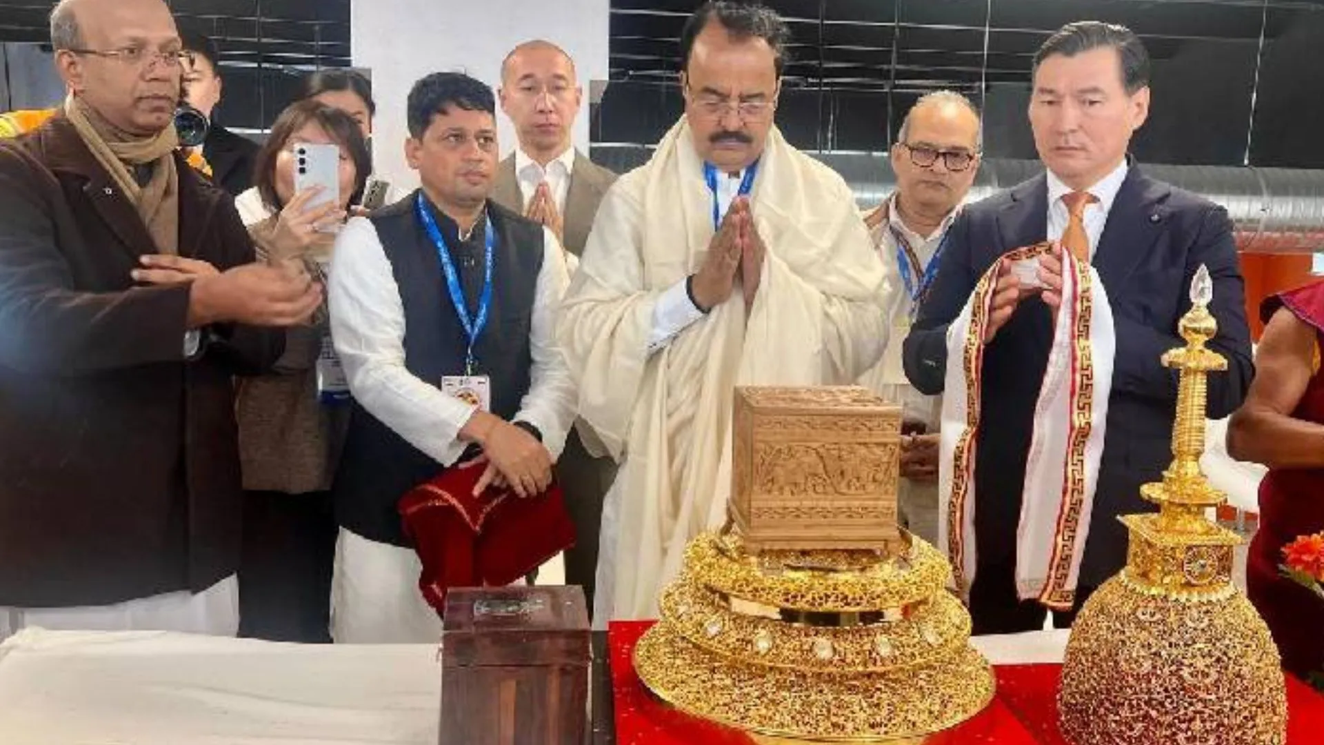 गौतम बुद्ध के पवित्र अवशेष दर्शनार्थ से आएगी भारत-रूस के रिश्तों में गहराई, एलिस्ता शहर में निर्माणाधीन भगवान बुद्ध पार्क को देखा