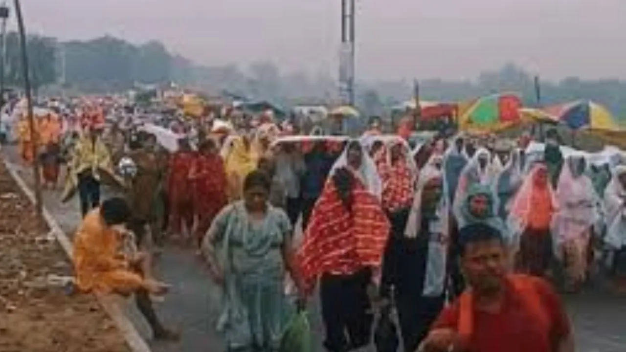 आज भी बारिश के बीच अयोध्या में पंचकोसी परिक्रमा की तैयारी: बड़ी संख्या में उमड़ेंगें श्रद्धालु