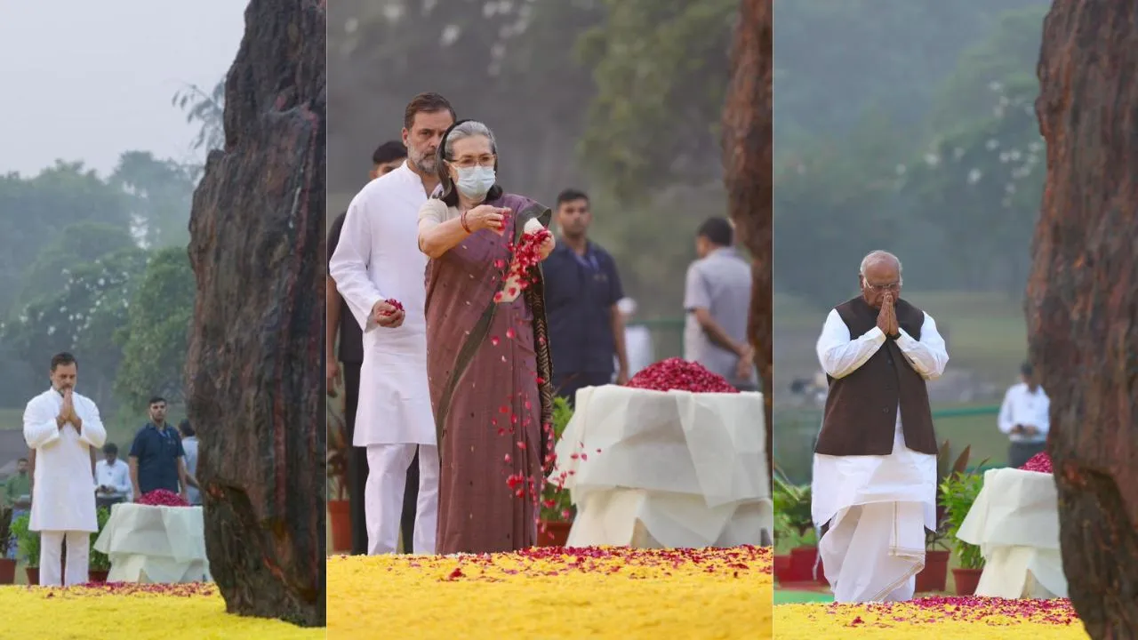 इंदिरा गांधी को 41वीं पुण्यतिथि पर श्रद्धांजलि:  सोनिया गांधी, मल्लिकार्जुन खरगे और राहुल ने शहीद दिवस पर पूर्व प्रधानमंत्री को किया याद  
