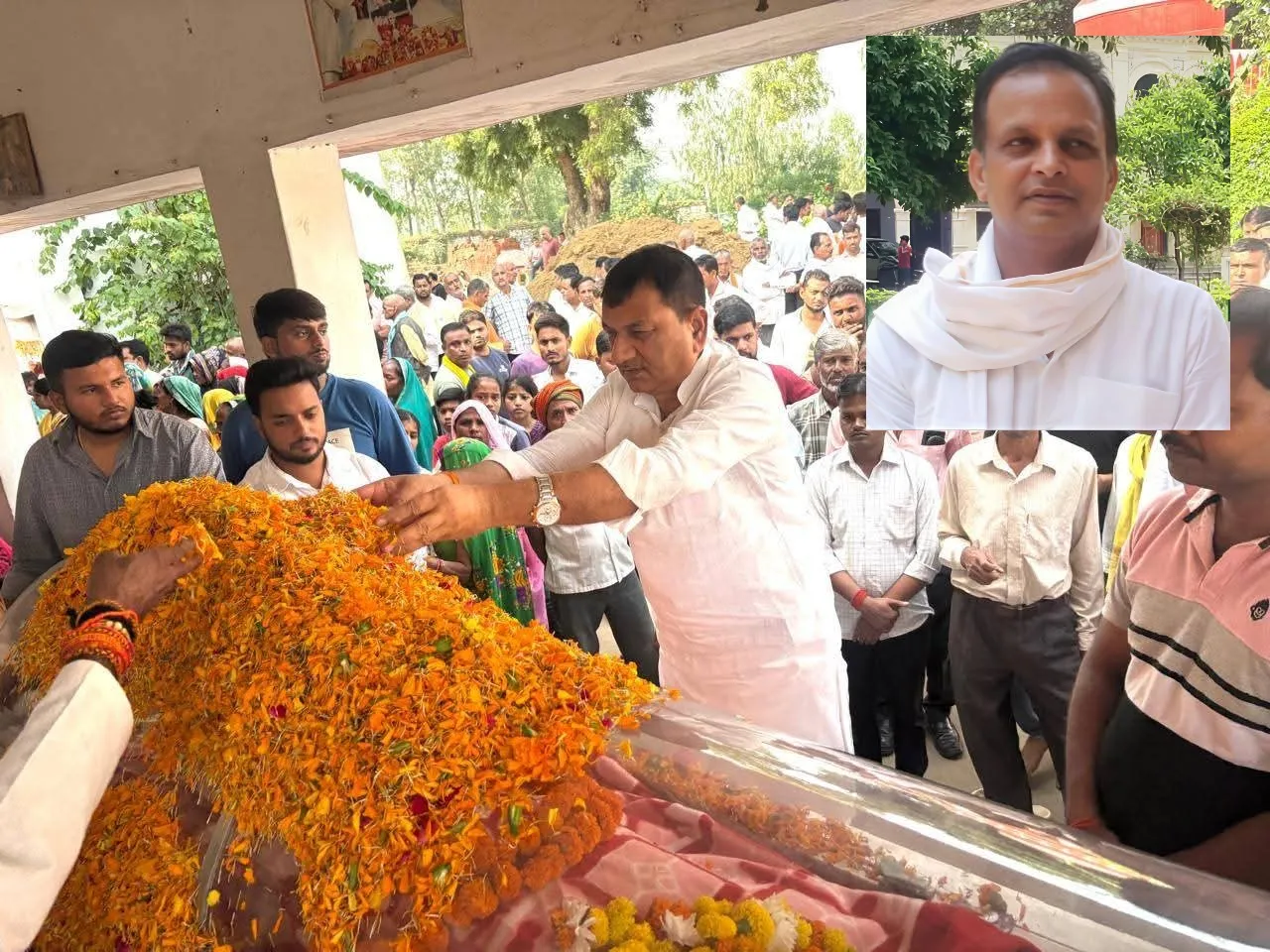 BJP विधायक विनय द्विवेदी के बड़े भाई का हार्ट अटैक से निधन, शोक में डूबा मेहनौन