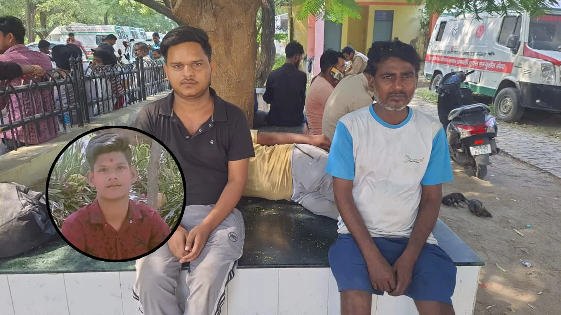 Rampur : मिलक में डिवाइडर से टकराई बाइक, किशोर की मौत