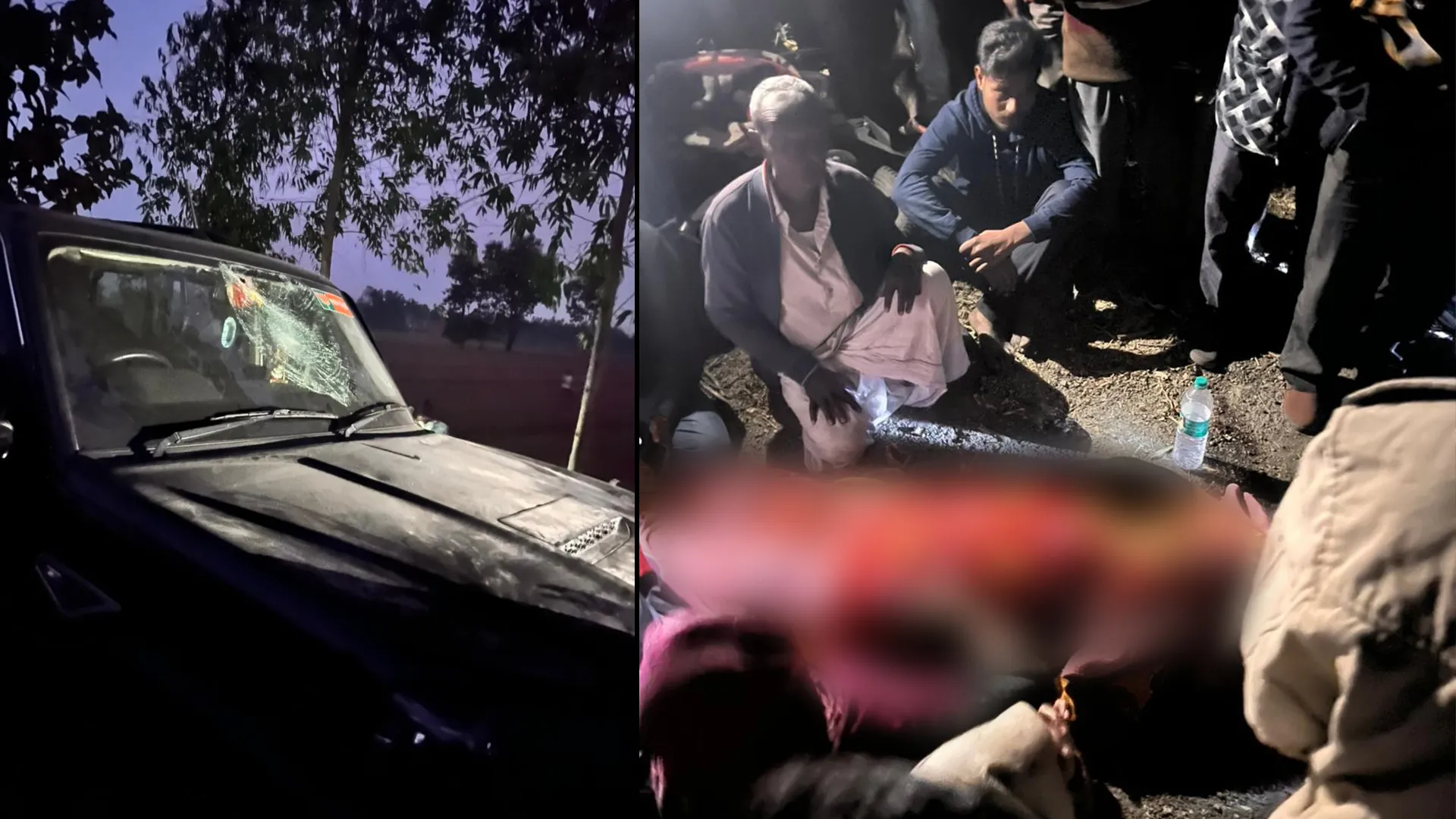 पीलीभीत : ब्लॉक प्रमुख पति समेत चार पर हत्या की रिपोर्ट, पूर्व प्रधान के भाई को कार से कुचलने का आरोप