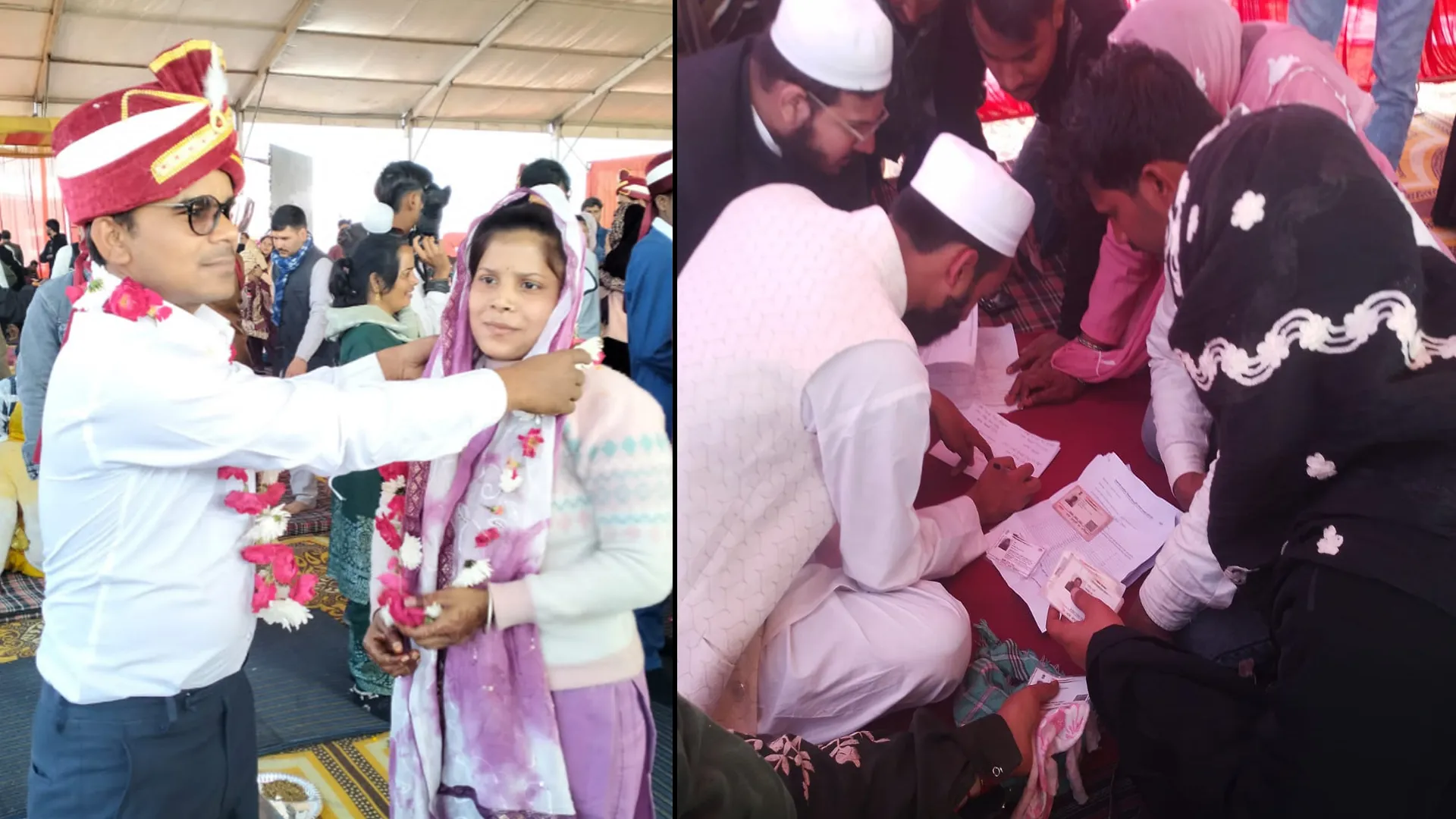 रामपुर : मुख्यमंत्री सामूहिक विवाह में गूंजे मंत्र और कुबूल-कुबूल है