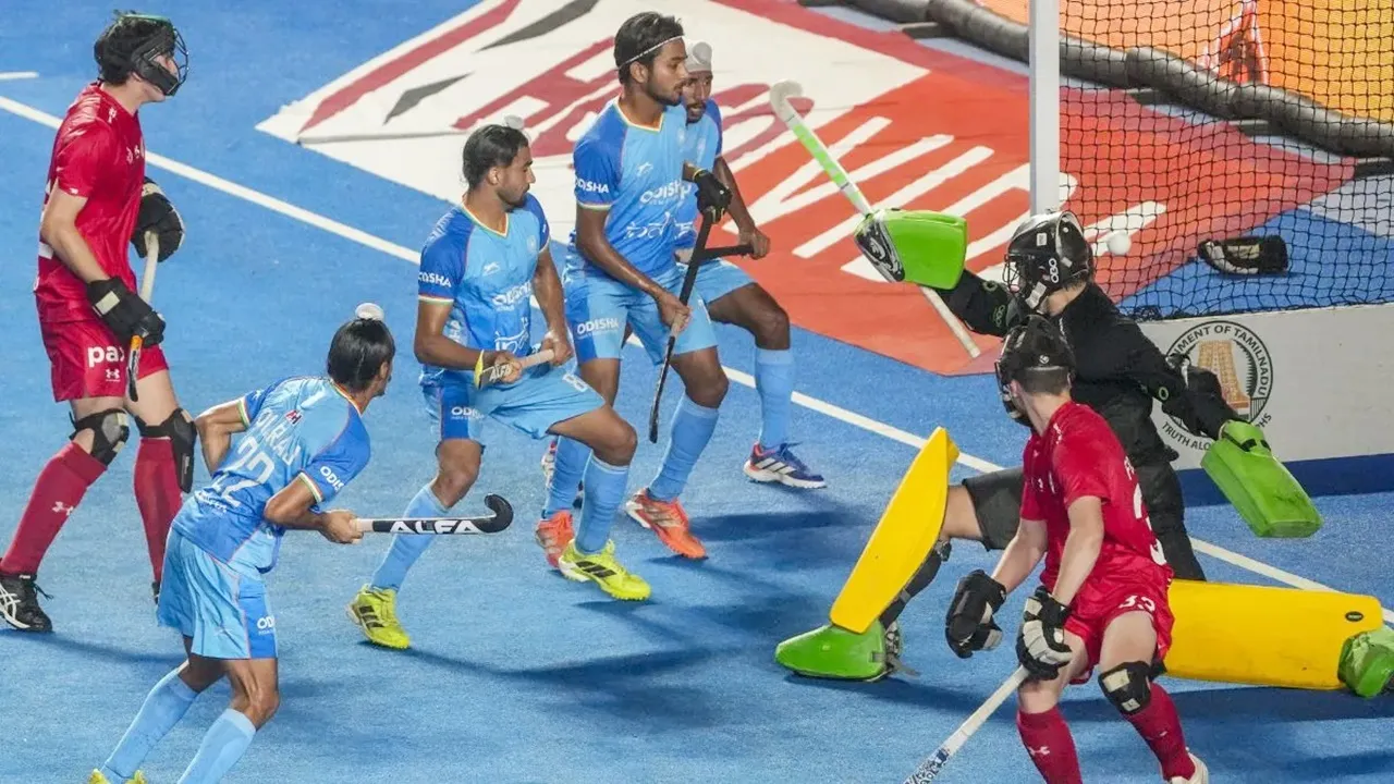  Sultan Azlan Shah Cup 2025 : कनाडा को 14-3 से हराकर फाइनल पहुंचा भारत, बेल्जियम से होगी भिड़ंत