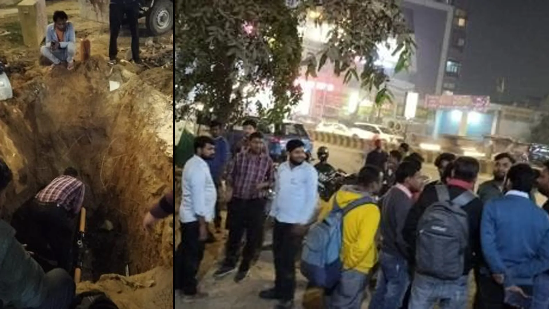 बरेली : सड़क खोदाई में फटी गैस पाइप लाइन, उपभोक्ताओं का हंगामा