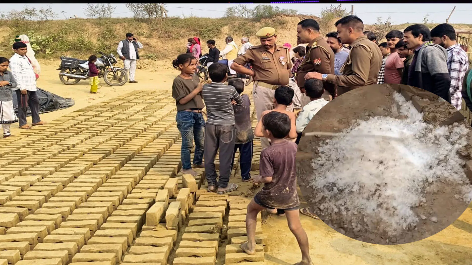 UP: बारिश न ओला फिर भी आसमान से गिरा बर्फ का गोला, हैरत में पड़े लोग