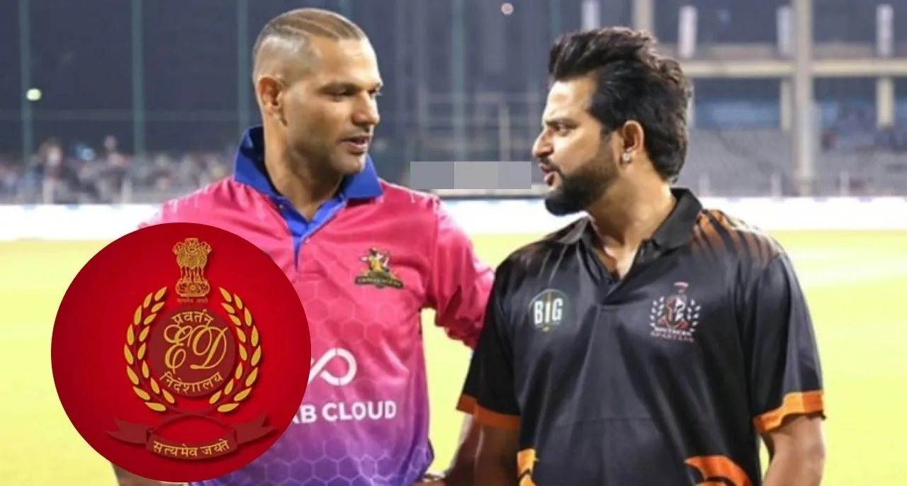 सुरेश रैना-शिखर धवन की ₹11.14 करोड़ की संपत्ति कुर्क, अवैध सट्टेबाजी केस में ED ने की कार्रवाई