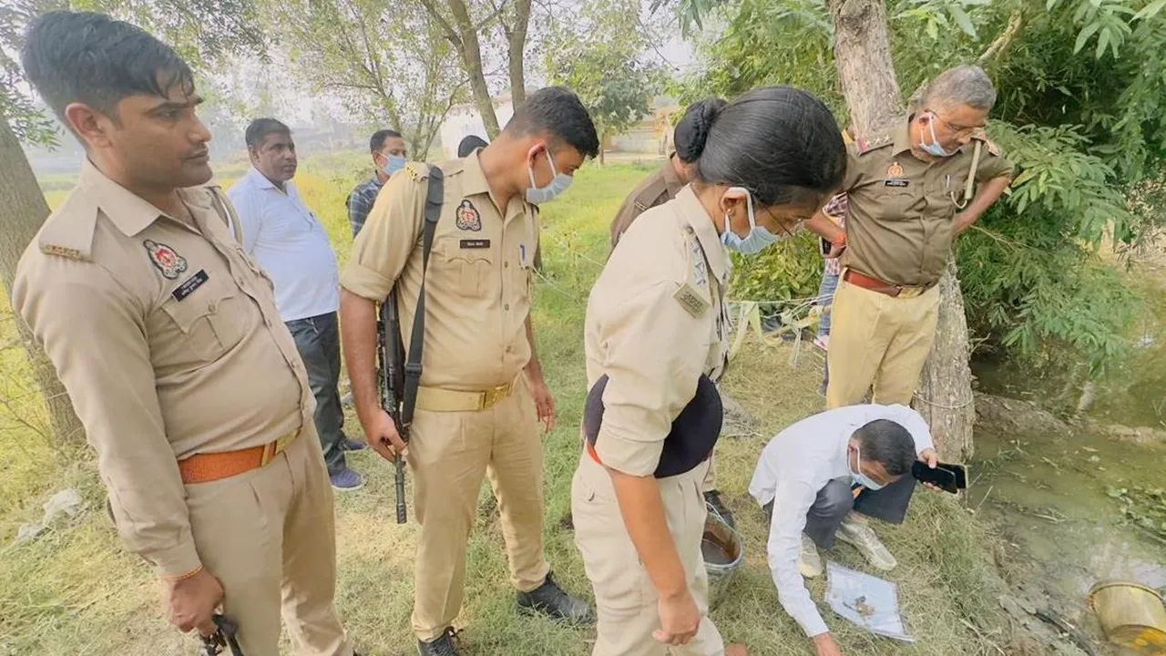 पीलीभीत : दुष्कर्म के आरोपी ने बरामद कराया नवजात शिशु के शव का अवशेष..गड्ढे में किया था दफन 