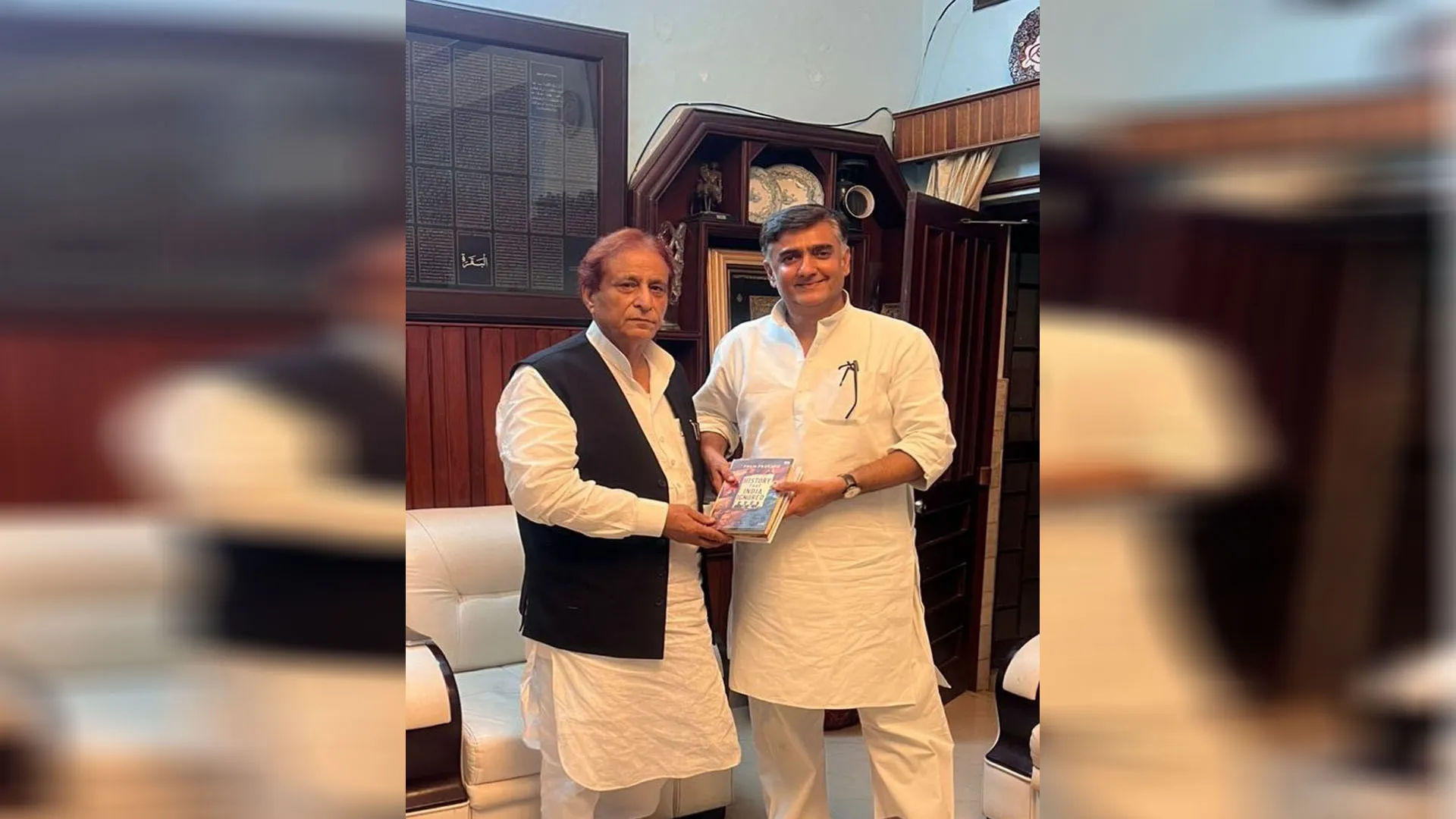 Rampur: आजम खां से मिले सपा के राष्ट्रीय प्रवक्ता अमीक जामेई