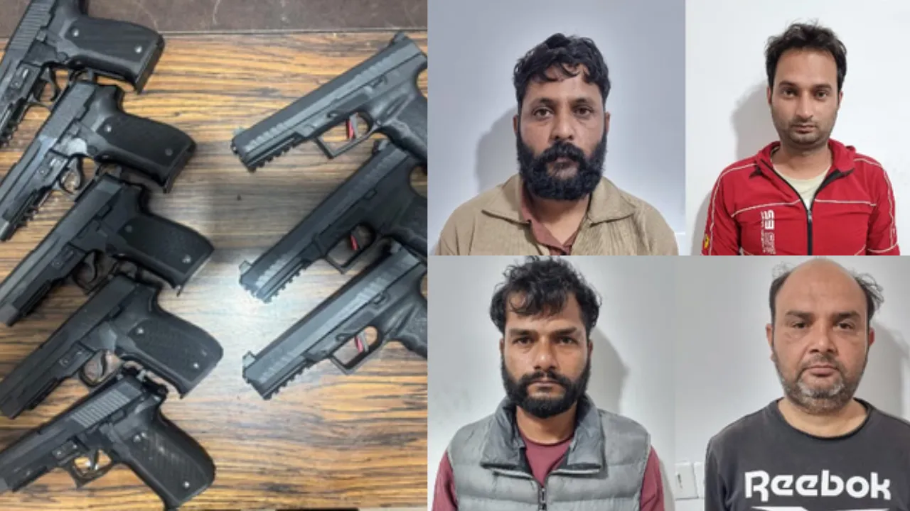 दिल्ली पुलिस की बड़ी कामयाबी: ISI से जुड़े हथियार तस्कर गिरोह का भंडाफोड़, तुर्की-चीन की 10 आधुनिक पिस्तौलें जब्त