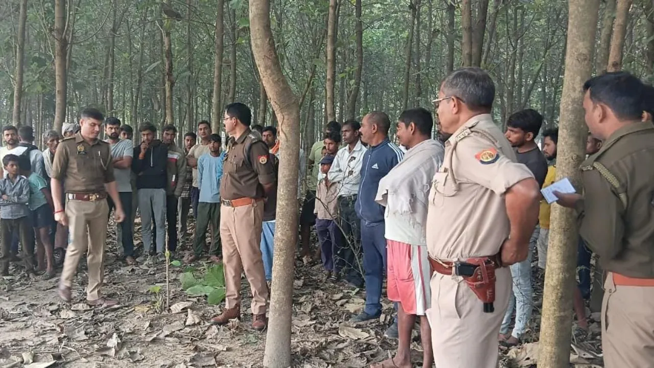 Barabanki News: सागौन के बाग में मिला युवक का शव, गले में बंधा लाल गमछा,  हत्या की आशंका से मचा हड़कंप