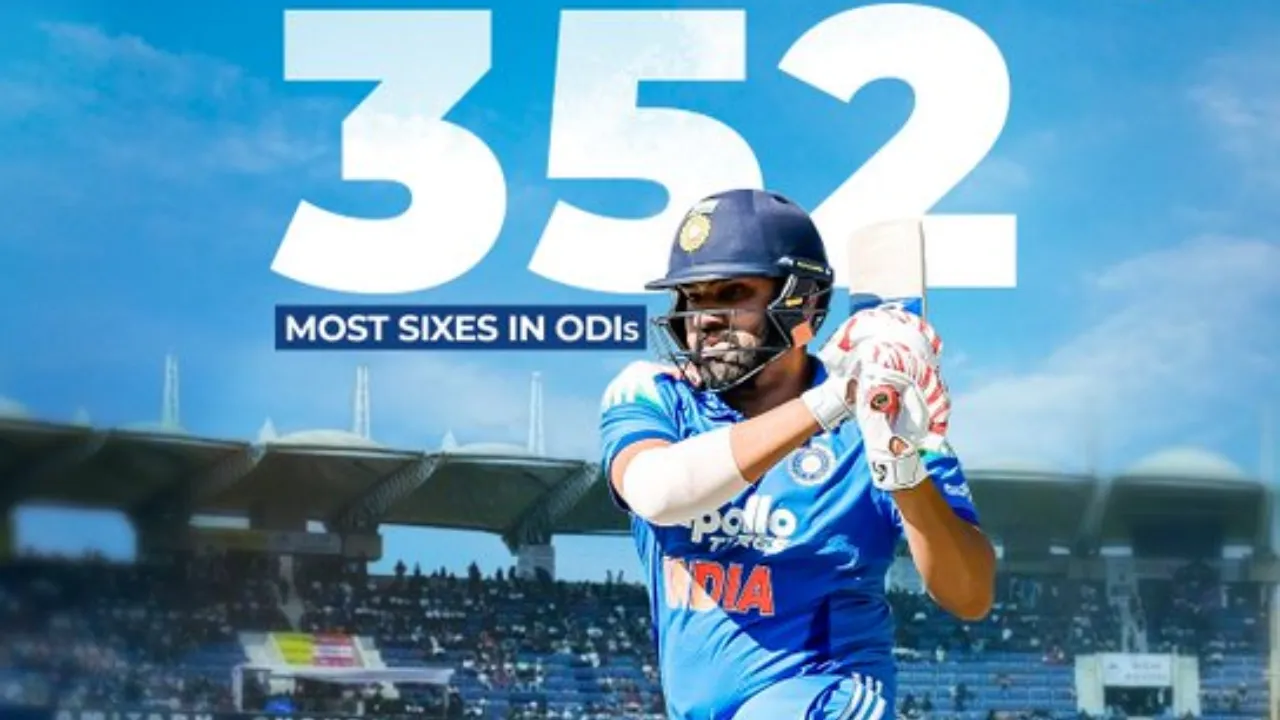 रोहित शर्मा ने तोड़ा शाहिद अफरीदी का 10 साल पुराना विश्व रिकॉर्ड,  बने ODI क्रिकेट के नए ‘SIX King’