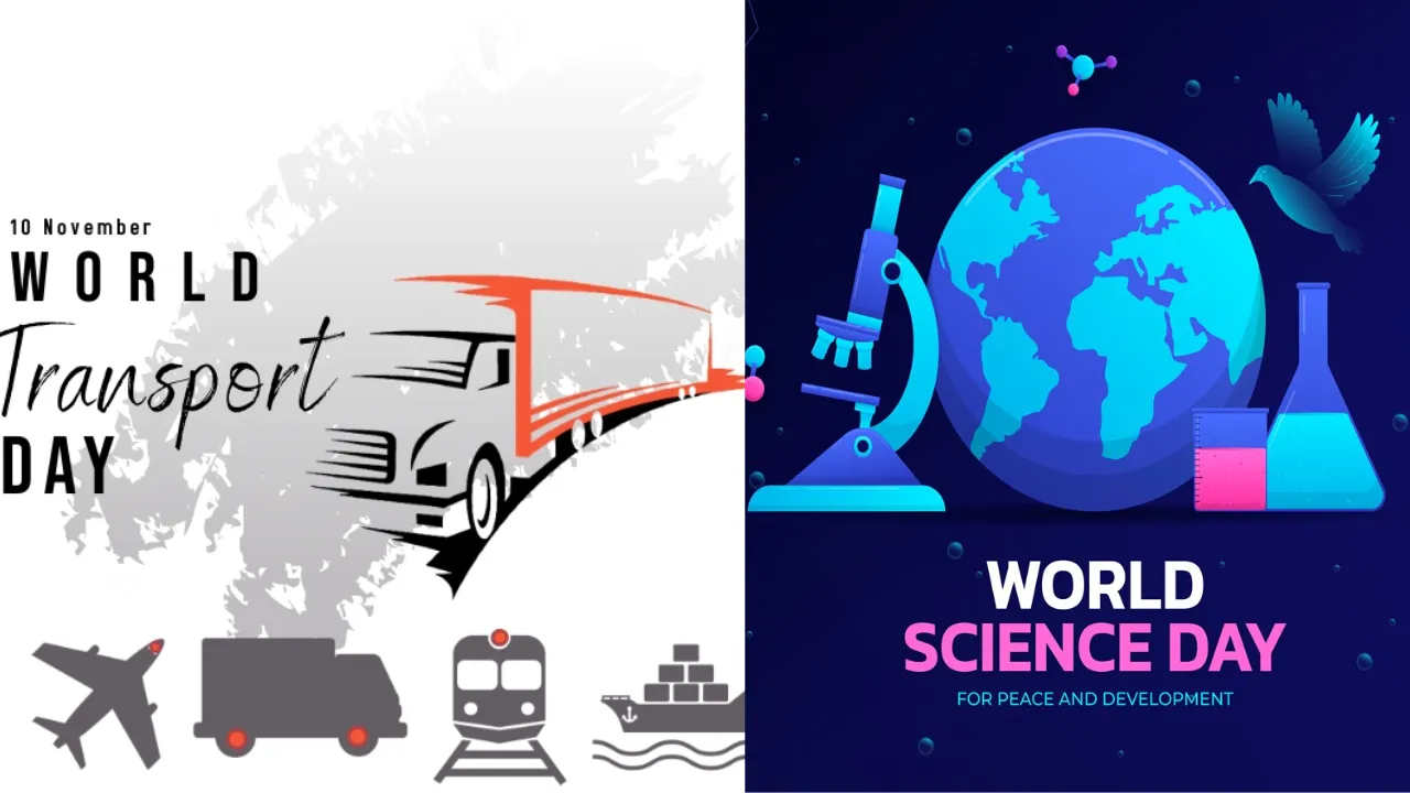 10 नवंबर: परिवहन दिवस और विज्ञान दिवस पर दुनिया को बेहतर बनाने का प्रण लेने की जरूरत