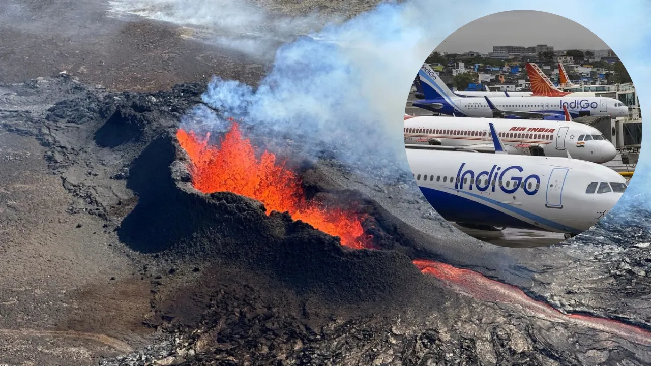 इथियोपिया में ज्वालामुखी विस्फोट की राख ने दिल्ली एयरपोर्ट को बनाया ‘नो-फ्लाई जोन’! 7 अंतरराष्ट्रीय फ्लाइट्स रद्द, दर्जनों लेट