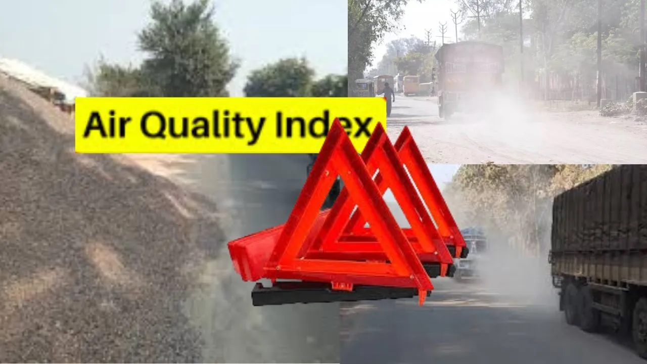  Lucknow AQI :  उड़ रही धूल, सड़क पर फैली निर्माण सामग्री...प्रदूषण कैसे कम हो जब नगर निगम ही नियमों का नहीं कर रहा पालन