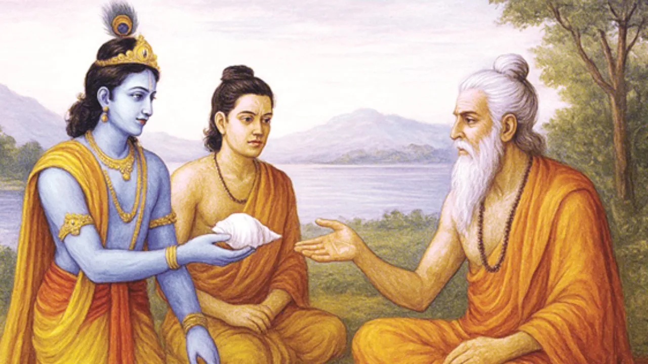 पौराणिक कथा:  कृष्ण की गुरु दक्षिणा