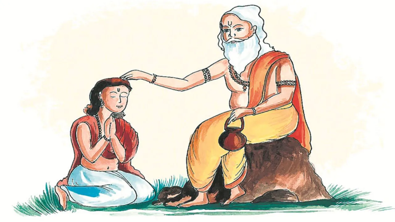 पौराणिक कथा:  संत का आर्शीवाद