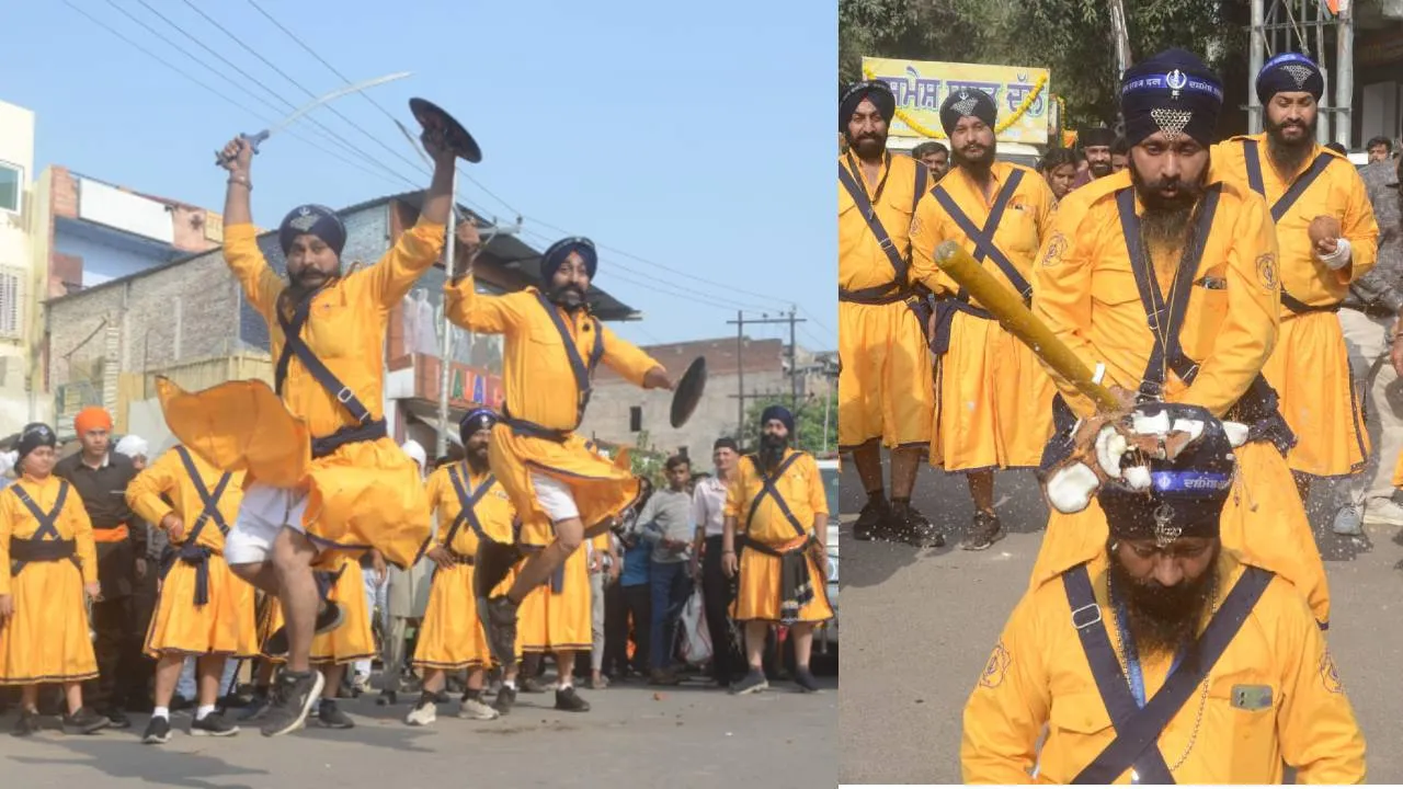 कानपुर:  नानक आया, नानक आया-कल तारण गुरु नानक आया… प्रकाश पर्व पर निकला भव्य नगर कीर्तन
